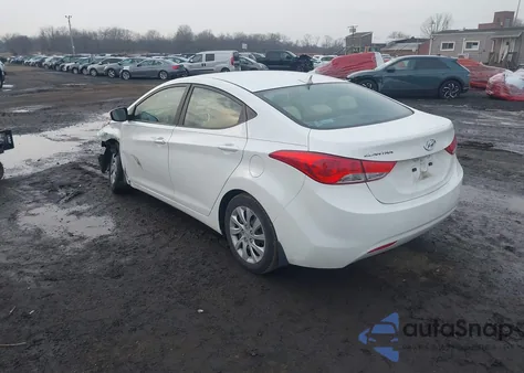 2013 Hyundai Elantra Gls/Limited z USA, uszkodzony, nr VIN 5NPDH4AE0DH162067